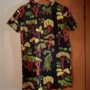 Nooworks Black Forager Tee dress size small